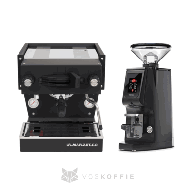 Pakketdeal - La Marzocco Linea mini R Zwart + Eureka Atom W65 zwart