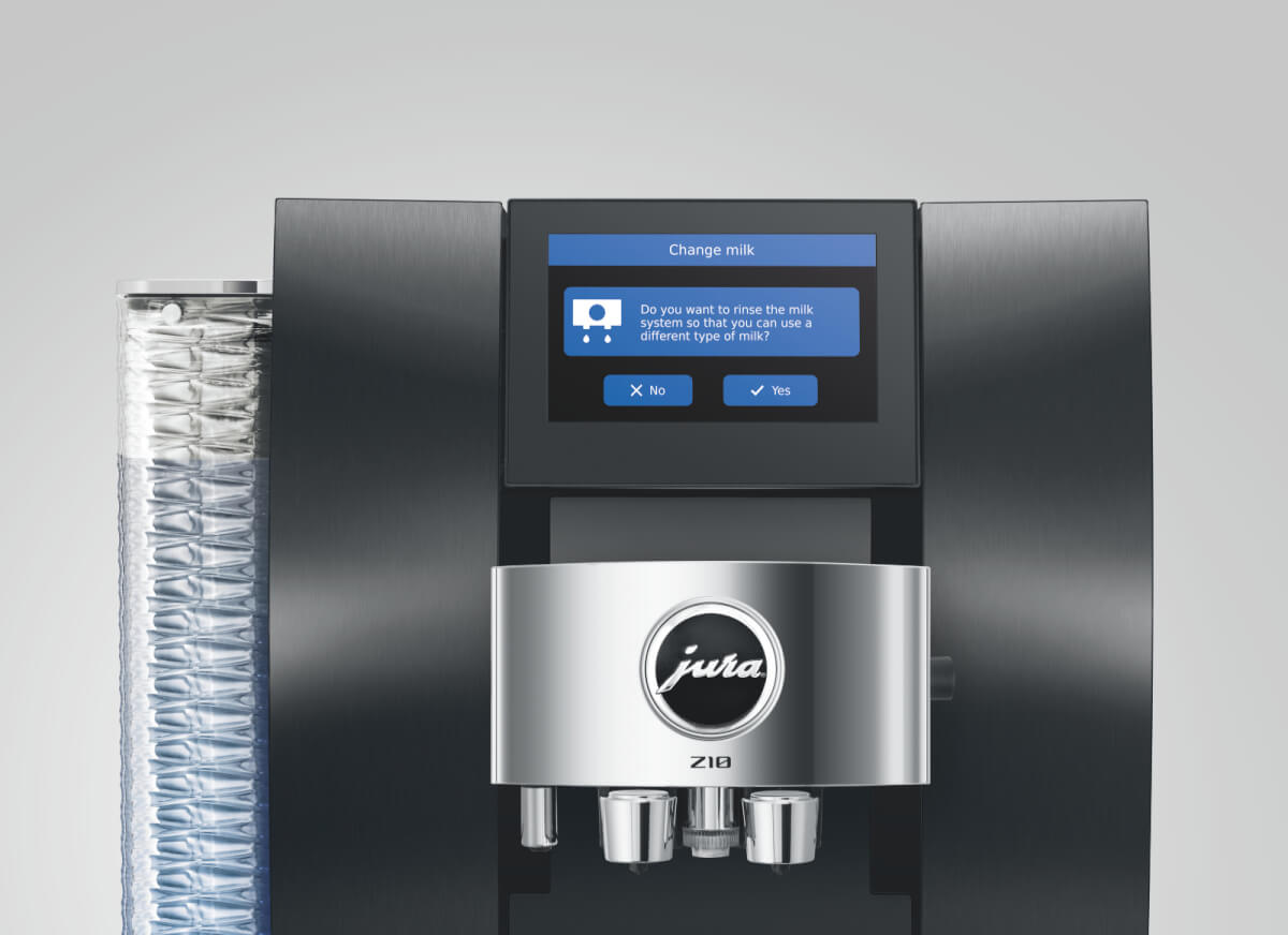 Vos Koffie - Jura Z10 (EB) - Aluminium Black - Quality Assistant en Milk Assistant Vos Koffie - Jura Z10 (EB) - Aluminium Black - Quality Assistant en Milk Assistant